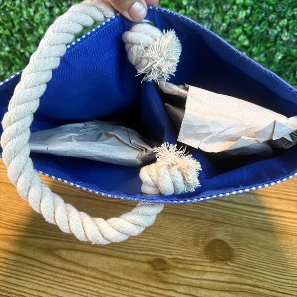 NWT Target's Vineyard Vine Wine Tote Bag Red White Blue Great Gift - Picture 7 of 8